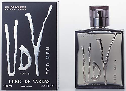 Ulric De Varens Classic Eau De Toilette for Men - Masculine, Seductive, and a Scent of Virility - Tantalizing, Woody, Citruses and Notes of Fern, Mint, Tarragon, and Rosemary- 3.4 Fl Oz
