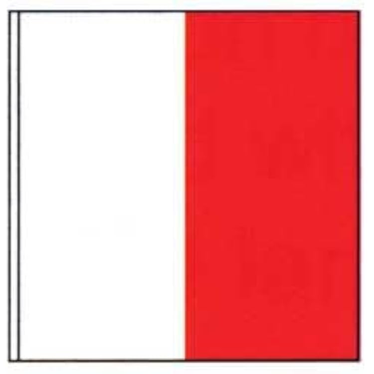 Y H M H-International Maritime Signal Code Flag 4 x 6 Feet Exlan Bunting For Marine Ship Boat Communication Use