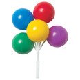 CakeSupplyShop Primary Colors Balloon Cluster DecoPic Cake and Cupcake Picks (3 Count)