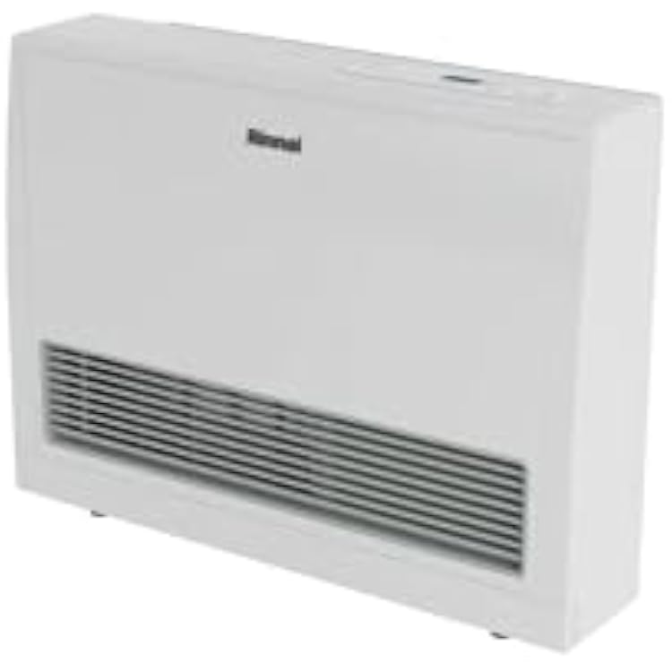 Rinnai EX22DTWP Direct Vent Wall Furnace, Indoor Propane Heater, Energy Efficient Space Heater, 20,700 BTU, White
