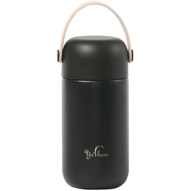 5.5oz Mini Tumbler Stainless Steel Vacuum Insulated Water Bottle Double Wall Thermos Flask Small Size BPA Free Leakproof black