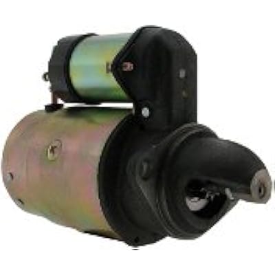 New USA Built Starter 12V compatible with Case Ag, TeledyneGray Marine, Yale Lift Trucks Replaces: 1109446 1998313 10455357 SYSR0075 91-01-4449 1107655 1107681 752095600 323-1203 STM64 S-1043