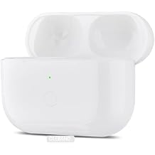 OLEBAND Replacement for Airpods Pro 2&1 Charging Case:Easy to Pair Air pods Pro Earbuds with Pairing Button,Support Both Wired and Wireless Charging,for iPods Pro 1st2nd Gen White