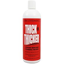 Chris Christensen Thick N Thicker Response Foaming Protein Dog Conditioner, Locks in Thickness & Adds 400x The Volume, Pro-Vitamin Formula, All Coat Types, Made in USA, 16 oz
