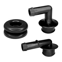 2PCS PCV Valve Grommet Crankcase Breather Hose Vent Tube PCV CCV Vent Valve Elbow and Gasket Set Replacement Kit for Jeep Grand Cherokee 2000-2004 53013360AA 53030497 294607