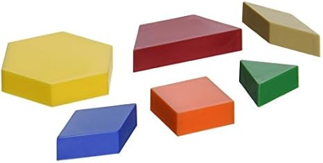 SI Manufacturing Hollow Pattern Block Set, 250 Pieces