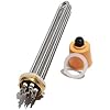 Immersion Water Heater DN32 1.25Inches Thread Water Immersion Heating Element 3KW-12KW 110v 220v 380v Electric Insulation Resistance Boiler(12KW 360mm)