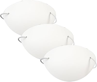 Good-Lite Co Adult Medical Eye Shield, 3 Pack, 77mm x 53mm