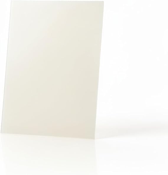 Plastic Cutting Board Sheet, HDPE, White, 5/8" x 24" W x 48" L