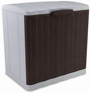 Stefanplast Elegance Shoe Cabinet, Moka, 40 x 30 x 40 cm