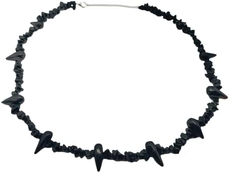 Pain Necklace Natural Black Onyx Necklace Anime Choker Necklace Handmade Anime Cosplay Jewelry Gift for Him/Her By Forever Gems & Jewels