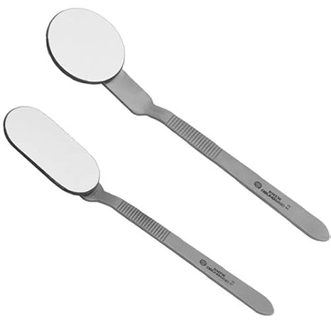 Dental Large Size Mouth Front Surface Mirrors, 2 styles