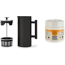 ESPRO P6 Double Walled Stainless Steel Coffee French Press Cleaning Powder, 32 Ounce, Matte Black