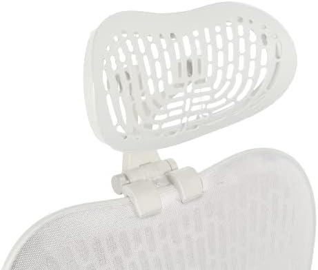 OFFICE LOGIX SHOP Mirra 2 Chair Headrest (White Frame - Headrest w/White Plastic Insert)