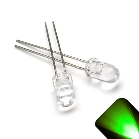 5mm Pure Green Fading/Breathing LED - Mood Lighting (Pack of 50)