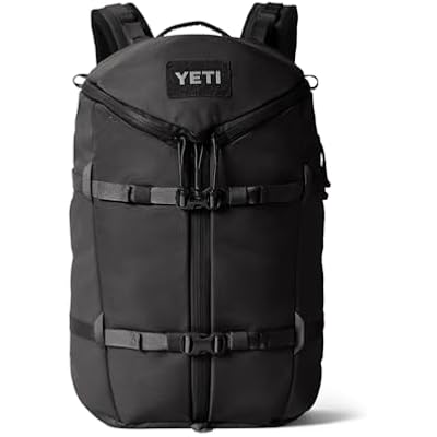 YETI Ranchero Backpack 27L, All-Day Utility Pack, Structured and Durable, Black