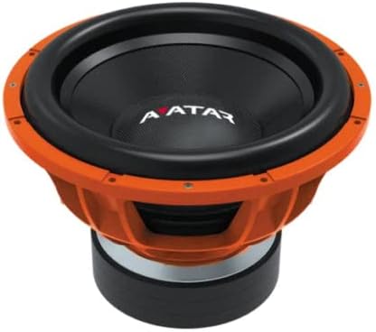 Avatar Tsunami Series 15" 3000W RMS 2-Ohm DVC Orange Subwoofer/AT-STU-1546-D2