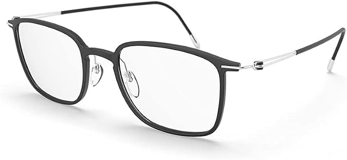 Eyeglasses Silhouette Lite Spirit Full Rim 2926 9000 Blacke Matte/Silver 50/19