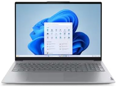 Lenovo ThinkBook 16 G8 IRL Business Laptop, 2025, 16" 1920x1200 Touch, Intel-10 Core 7 240H, 32GB DDR5, 2TB SSD, Win11 Pro, Backlit KB, Wi-Fi 6, BT 5.2, Thunderbolt 4, 1080p FHD Camera, Arctic Grey