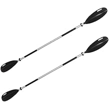 Sea Eagle 4 Part Easy Pack Kayak Paddle (7'10 inch) with Asymmetrical Fiberglass Reinforced Nylon Blades