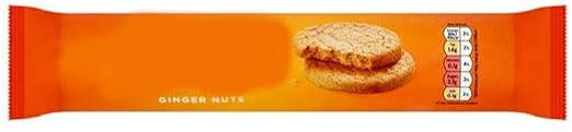 Ginger Nuts Biscuits, 300g, No Artificial Flavourings or Colours, Vegan