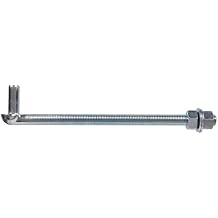 Hardware Essentials Gate Bolt Hook 3/4" x 12"