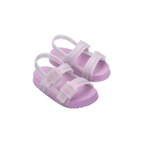 mini melissa Cozy Jelly Sandals for Toddlers & Little Kids - Summer Sandal wAdjustable Back Strap, Jelly Shoes for Girls & Boys
