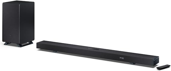 Sharp Q Soundbar for TV HT-SBW55121(BK) 650W 5.1.2 Dolby Atmos - Black