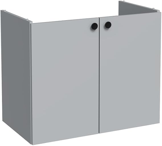 VitrA Shift T20 81001 Kapaklı Lavabo Dolabı, Kül Gri, 80 cm