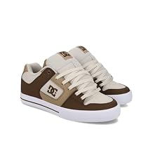 DC, Men's, Pure, Cream/Brown/Tan, 11.5, Medium