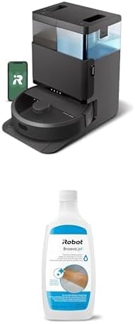 Bundle of iRobot Roomba Plus 405 (G181) Combo Robot Vacuum & Mop with AutoWash Dock - + iRobot Authentic Replacement Parts-Hard Floor Cleaner Concentrate Solution