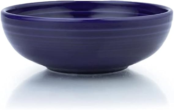 Fiesta Medium Bistro Bowl, 38oz Durable Ceramic, Lead-Safe, Dishwasher/Microwave/Oven Safe Made in USA Dinnerware - Twilight
