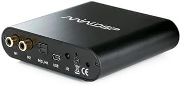 miniDSP 2x4 HD Digital Audio Signal Processor, Analog, USB, Toslink Audio Source, 4 Presets Stored