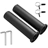 Olympic Adapter Sleeve - Dumbbell Converter, High Quality Nylon Olympic Weight Plate Posts with Barbell Clamps 2" Suitable for 8"/11" Standard Barbell