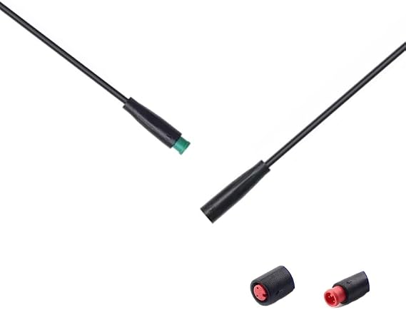 Mini M6 Waterproof Connector 2Pin,1Pair PVC Male Female Sensor Cable 24AWG (0.2mm2),IP67 for Sensor LED Small Devices 25cm Cable