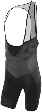 De Soto Mens 400-Mile Cycling Bib Short Compressive Race Fit with Pockets to Support Endurance
