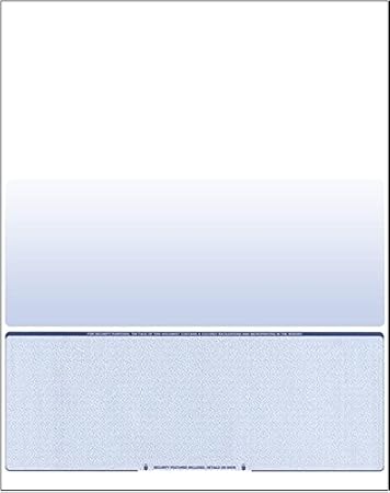 Compuchecks 500 Blank Check Stock, Check on Bottom, Blue Diamond