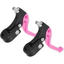 Bike Brake Levers Bike Brake Parts Handlebar Brakes Bike Brake Lever Bike Grips Set Handlebar Grips Mountain Bike Parts Bike Components & Parts For Mountain Bike, Bike, Folding Bike(Pink)