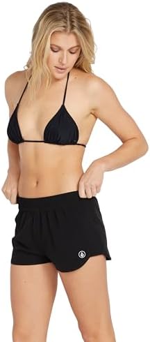 Volcom Womens 2-inch Swim Boardshorts Lightweight 4-Way Stretch Surf Shorts with UPF 50 and Recycled Fabric