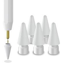 Replacement Pencil Tips for Evach Stylus Pen for iPad White,5PCS White