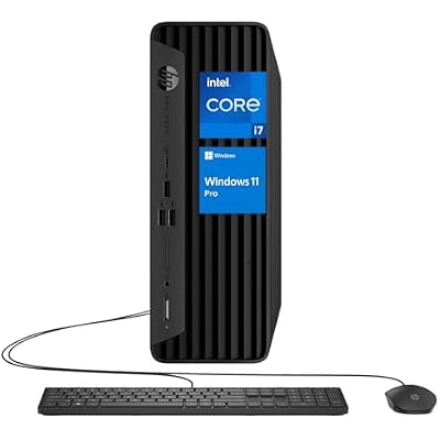 HP ProDesk 400 G9 Small Form Factor Business Desktop, 12th Gen Intel i7-12700 Processor, 64GB RAM, 2TB PCIe SSD, Wi-Fi 6, HDMI, DP, Support 4K, Type-C, RJ-45, Wired Keyboard & Mouse, Windows 11 Pro