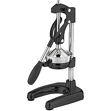 Cilio Commercial Grade Citrus Press Manual Juicer, Black