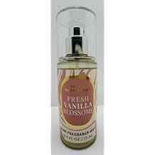 Fresh Vanilla Blossoms Fine Fragrance Mini Travel Purse Size Mist Spray 2.5 Ounce