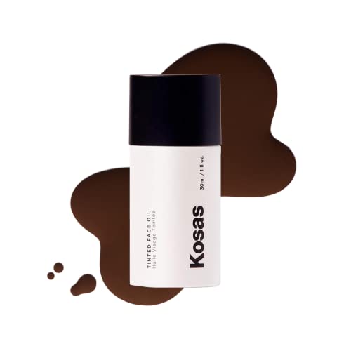 Kosas Tinted Face Oil | Nourishing, Light-Coverage Tinted Foundation, Tone 10