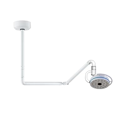 EustomA LED Ceiling Light 72W Shadowless Cold Lamp 360 Rotation Operating Exam Lamp 24 Holes LED Lens with Arm Brightness Adjustable LD-Z300-24A