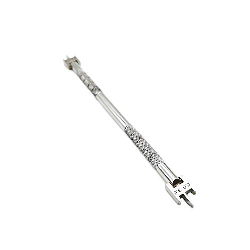Sino Dental Orthodontic Brackets Gauge Lab Instruments, Ortho Brackets Height Position Gauge Adjustable,Stainless Steel 3.5-5.0MM