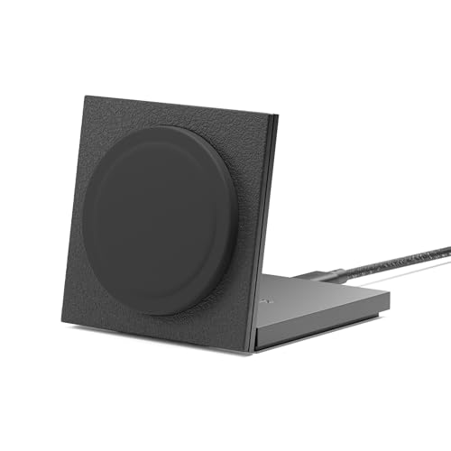 Native Union Rise Magnetic Wireless Charger Qi2 Certified & MagSafe Compatible Foldable Charging Pad & Stand for iPhone Air, 17 & Other Qi-Compatible Devices Up to 15W Fast-Charging Black