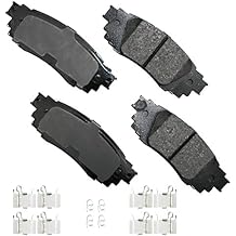 Akebono ACT1879 Ultra-Premium Ceramic Rear Disc Brake Pads , GREY