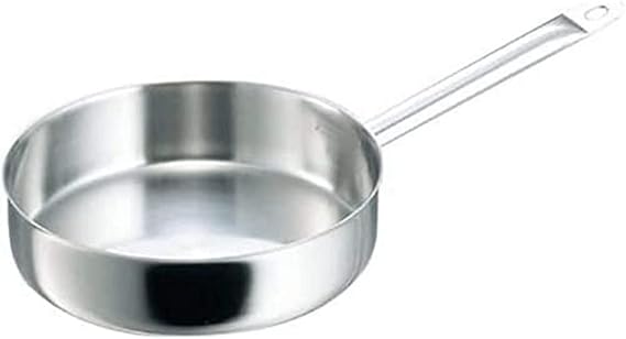DE BUYER Saute PaN with Stainless Steel Handle Straight, Stainless steel, 32 cm