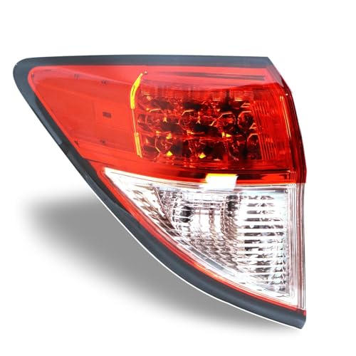 Tail Light Compatible With 2016-2022 Honda HR-V HRV Sedan Outer Left Driver Side Taillight Replace 33552-T7S-A01